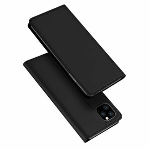 Dux Ducis Skin Leather case, knížkové pouzdro, iPhone 11 Pro, černé