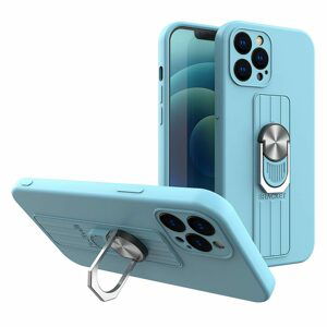 Obal Ring Case, iPhone 13 Mini, světle modrý