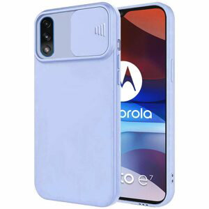 Nexeri obal se záslepkou, Motorola Moto E7 Power, světle modrý