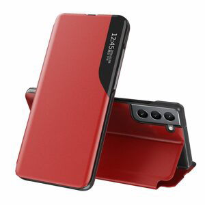 Eco Leather View Case, Samsung Galaxy S22, červený