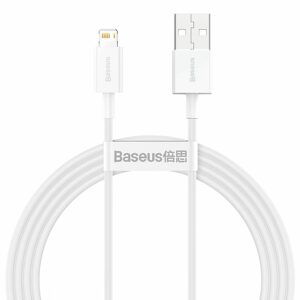 Baseus Superior USB - Lightning 1 m, bílý (CALYS-A02)