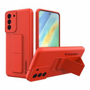 Wozinsky Kickstand kryt, Samsung Galaxy S21 FE, červený