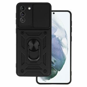 Slide Camera Armor Case obal, Samsung Galaxy S21 Plus, černý