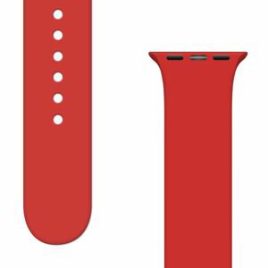 Silikonový řemínek APS Apple Watch 2 / 3 / 4 / 5 / 6 / 7 / 8 / SE (42, 44, 45 mm), červený
