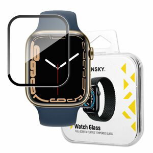 Wozinsky Watch Glass hybridní sklo, Apple Watch 7 / 8 (41 mm), černé