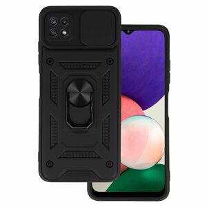 Slide Camera Armor Case obal, Samsung Galaxy A22 5G, černý