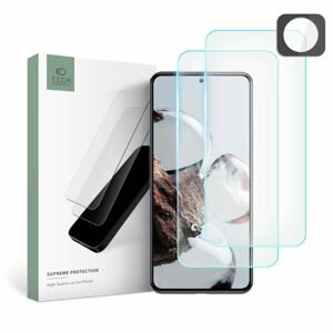 Tech-Protect Supreme set, 2 tvrzené skla + sklo na čočku, Xiaomi 12T Pro