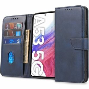 Nexeri Wallet Samsung Galaxy A53 5G, modré pouzdro