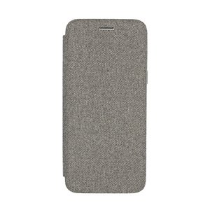 Pouzdro Vennus Book COTTON pro Samsung Galaxy A6 Plus 2018 šedé