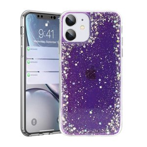 Brilantní průhledné pouzdro pro Iphone 11 Pro Purple