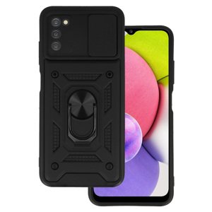 Slide Camera Armor Case pro Samsung Galaxy A03S Black