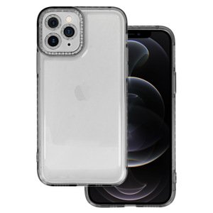 Pouzdro Crystal Diamond 2mm pro Iphone 11 Pro Transparent black