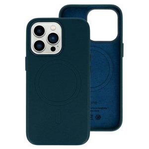 Kožené pouzdro MagSafe pro Iphone 13 Navy