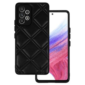 Kožené 3D pouzdro pro Samsung Galaxy A53 5G design 3 černé