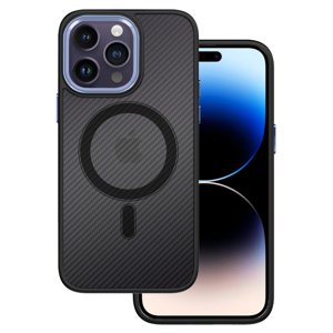 Tel Protect Magnetic Carbon Case pro Iphone 13 Pro Black-purple