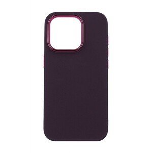 Kryt TopQ Frame iPhone 15 Pro fialový 105095 (pouzdro neboli obal na mobil iPhone 15 Pro)