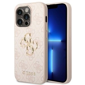 Originální pouzdro GUESS 4G Big Metal Logo GUHCP14L4GMGPI pro Iphone 14 Pro pink