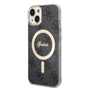 Guess IML 4G MagSafe Zadní Kryt pro iPhone 15 Black