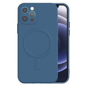 TEL PROTECT MagSilikonové pouzdro pro Iphone 13 Pro Max Navy