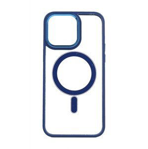 Kryt TopQ Magnetic iPhone 14 Pro pevný s modrým rámečkem 108759 (pouzdro neboli obal na mobil iPhone 14 Pro)