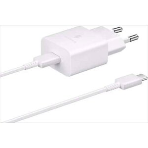 Originální rychlonabíječka Samsung EP-T2510XWE + datový kabel USB-C 25W bílá