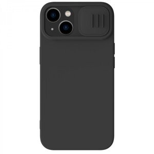 Nillkin CamShield Silky Silikonový Kryt pro Apple iPhone 15 Plus Classic Black