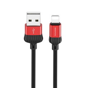 Kabel Borofone BX28 Dignity - USB na Lightning - 2,4A 1 metr červený