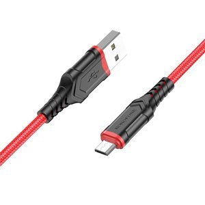 Borofone kabel BX67 - USB na Micro USB - 2,4A 1 metr červený