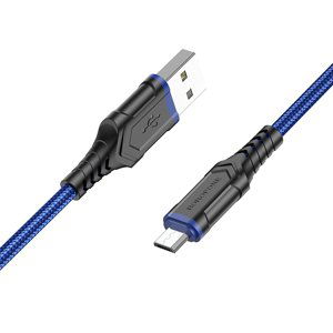 Kabel Borofone BX67 - USB na Micro USB - 2,4A 1 metr modrý