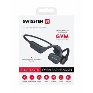 Sluchátka bluetooth swissten gym air conduction