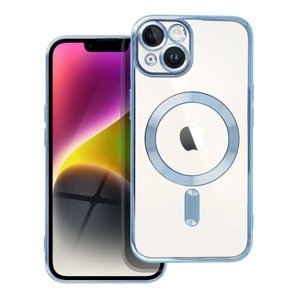 Kryt TopQ Electro iPhone 14 MagSafe s modrým rámečkem 115619 (pouzdro neboli obal na mobil iPhone 14)