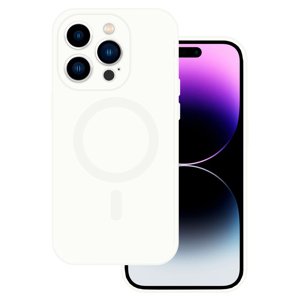 TEL PROTECT MagSilikonové pouzdro pro Iphone 15 White