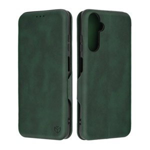 Pouzdro Techsuit Samsung A05s Wallet Plus knížkové zelené 117408 (kryt neboli obal na mobil Samsung A05s)