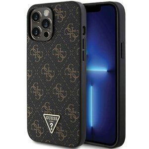 Originální pouzdro GUESS hardcase 4G Triangle Metal Logo GUHCP13XPG4GPK pro Iphone 13 Pro Max black