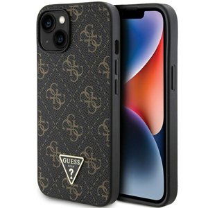 Originální pouzdro GUESS hardcase 4G Triangle Metal Logo GUHCP14SPG4GPK pro Iphone 13/14/15 black