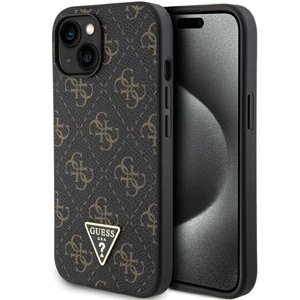 Originální pouzdro GUESS hardcase 4G Triangle Metal Logo GUHCP15SPG4GPK pro Iphone 13/14/15 černé