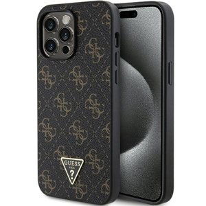 Originální pouzdro GUESS hardcase 4G Triangle Metal Logo GUHCP15XPG4GPK pro Iphone 15 Pro Max black