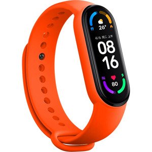 Řemínek pro Xiaomi Mi Band 5-6-7 oranžový