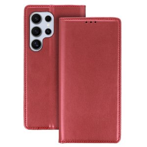 Knížkové pouzdro Smart Magneto pro Xiaomi Redmi Note 12 Pro 5G burgundy