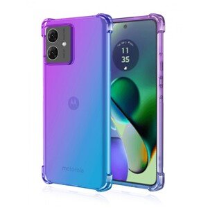 Kryt TopQ Motorola Moto G54 5G Shock duhový fialovo-modrý 120888 (pouzdro neboli obal na mobil Motorola Moto G54 5G)