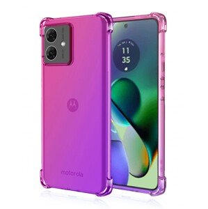 Kryt TopQ Motorola Moto G54 5G Shock duhový růžovo-fialový 120894 (pouzdro neboli obal na mobil Motorola Moto G54 5G)