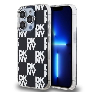 Zadní Kryt DKNY PC/TPU Checkered Pattern pro iPhone 15 Pro Black