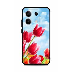 Kryt TopQ Xiaomi Redmi Note 13 5G Tulips 122538 (pouzdro neboli obal na mobil Xiaomi Redmi Note 13 5G)