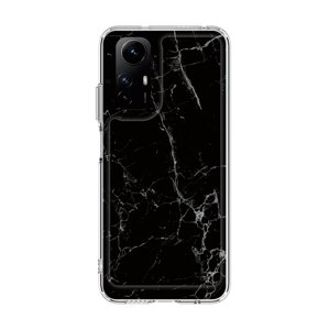 Kryt STYLE TopQ Xiaomi Redmi Note 12S pevný Mramor černý 122832 (pouzdro neboli obal na mobil Xiaomi Redmi Note 12S)