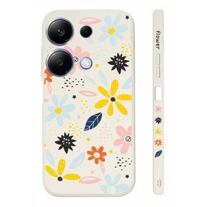 Kryt TopQ Design Xiaomi Redmi Note 13 Pro Barevné kvítky 123302 (pouzdro neboli obal na mobil Xiaomi Redmi Note 13 Pro)