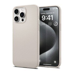 Kryt Spigen Liquid Air iPhone 15 Pro Titanium 124987 (pouzdro neboli obal na mobil iPhone 15 Pro)