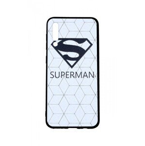 Kryt TopQ Samsung A50 3D silikon Bílý Superman 41176 (pouzdro neboli obal na mobil Samsung A50)