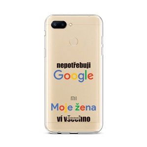 Kryt TopQ Xiaomi Redmi 6 silikon Google 42888 (pouzdro neboli obal na mobil Xiaomi Redmi 6)