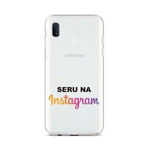 Kryt TopQ Samsung A20e silikon Instagram 42935 (pouzdro neboli obal na mobil Samsung A20e)