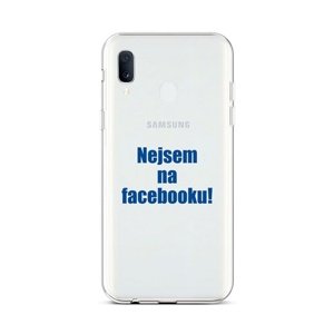 Kryt TopQ Samsung A20e silikon Nejsem na Facebooku 42938 (pouzdro neboli obal na mobil Samsung A20e)